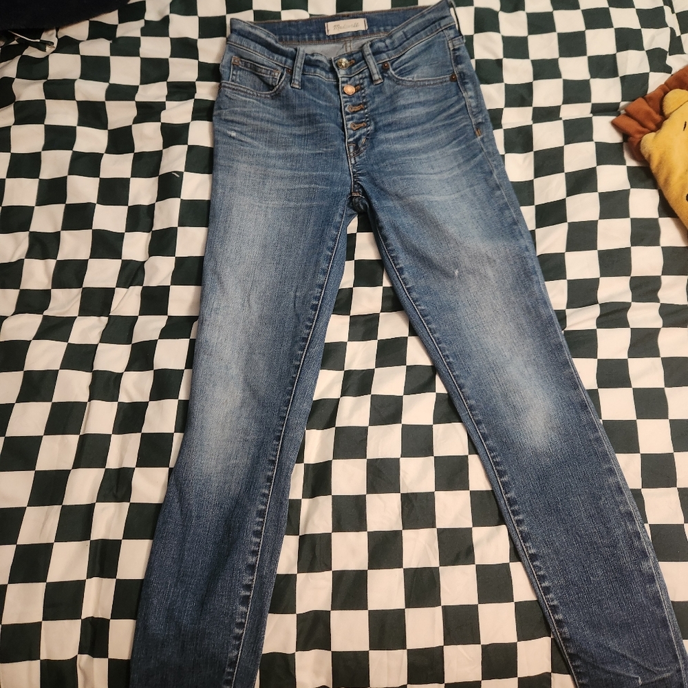 Madewell 9 high riser skinny jeans
